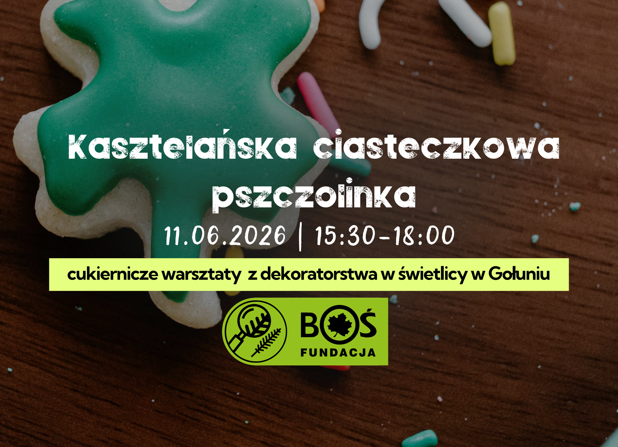Kasztelańska ciasteczkowa pszczolinka | GOŁUŃ | 11.06.2026 | Akademia Młodych Przyrodników