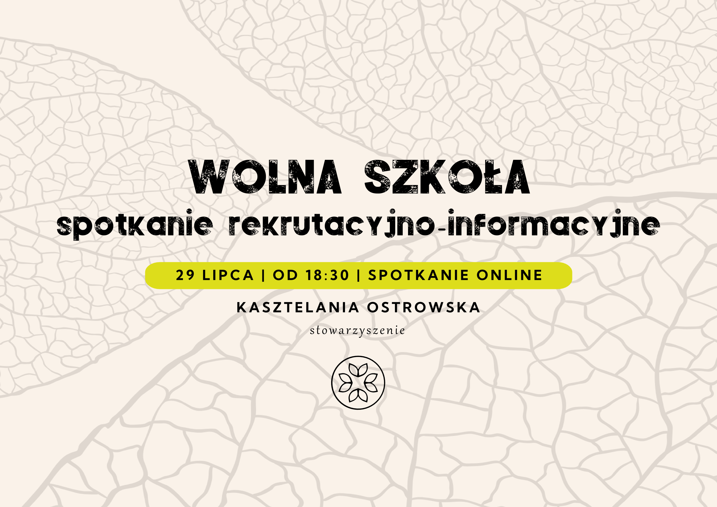 Spotkanie rekrutacyjno-informacyjne w Wolnej Szkole w Pobiedziskach | ONLINE | 29.07.2026